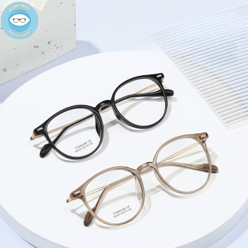 Gọng nhựa càng kính titanium mã 8140